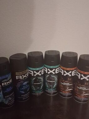 6 bn AXE BODY SPRAYS